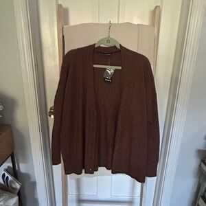 Torrid Rich Brown Cardigan Sweater